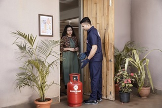 LPG connection for home