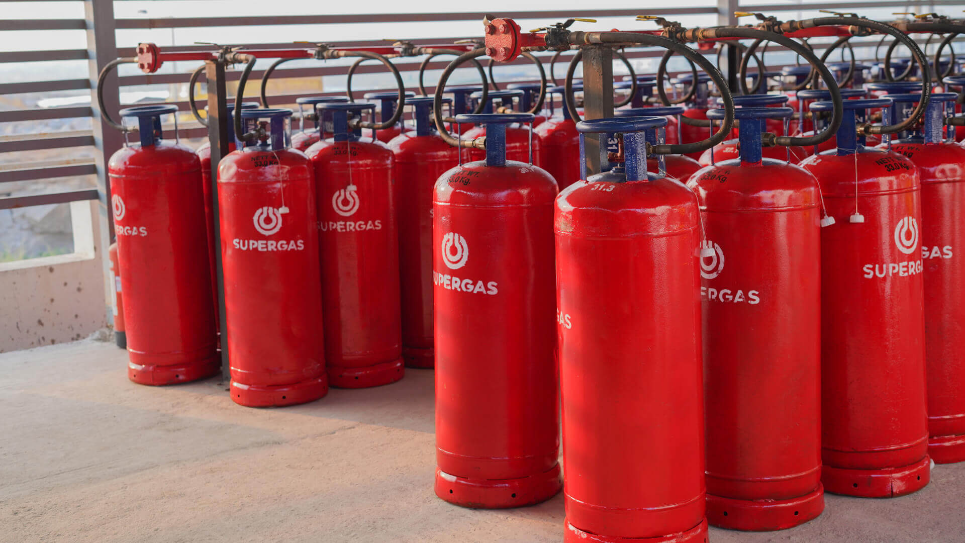 Super gas commercial store cylinder price