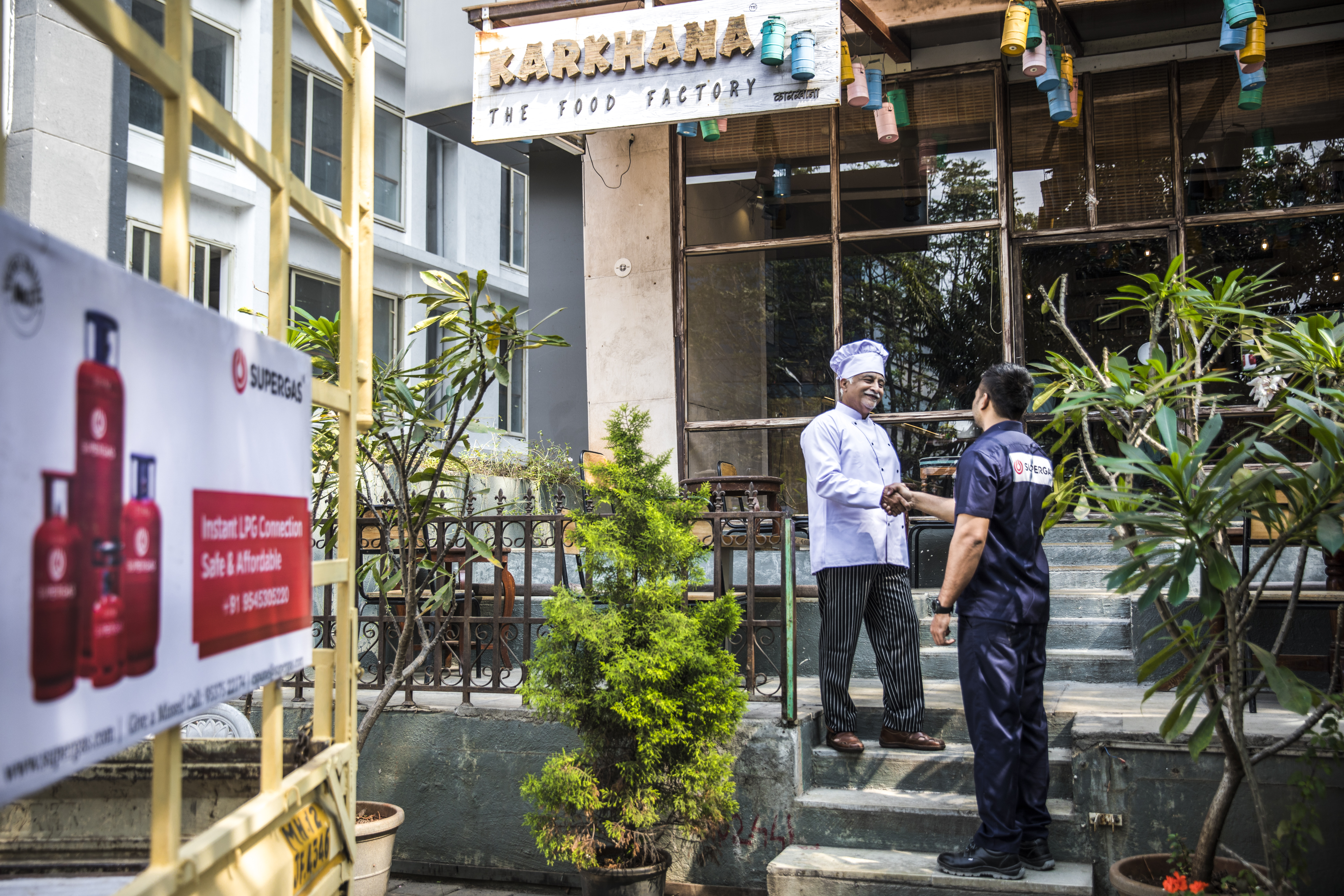 LPG supply for Hotel